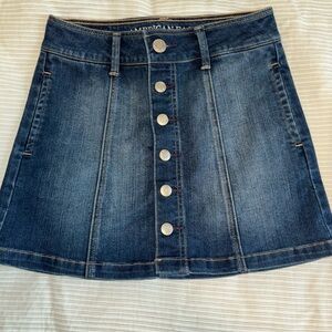 Michael Kors Blue Mini Skirt for Casual Work